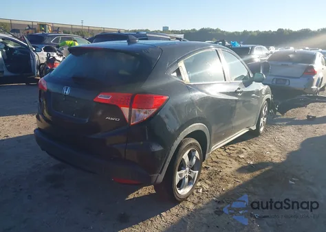 2016 Honda Hr-V Lx из США, поврежденный, VIN 3CZRU6H37GM741664